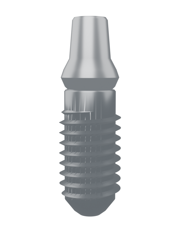 Internal conical connection, sectionable 3D cutaway